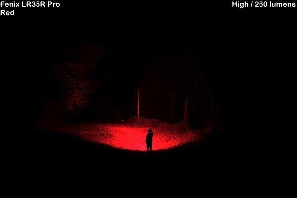Fenix LR35R Pro Red High 260 lumens