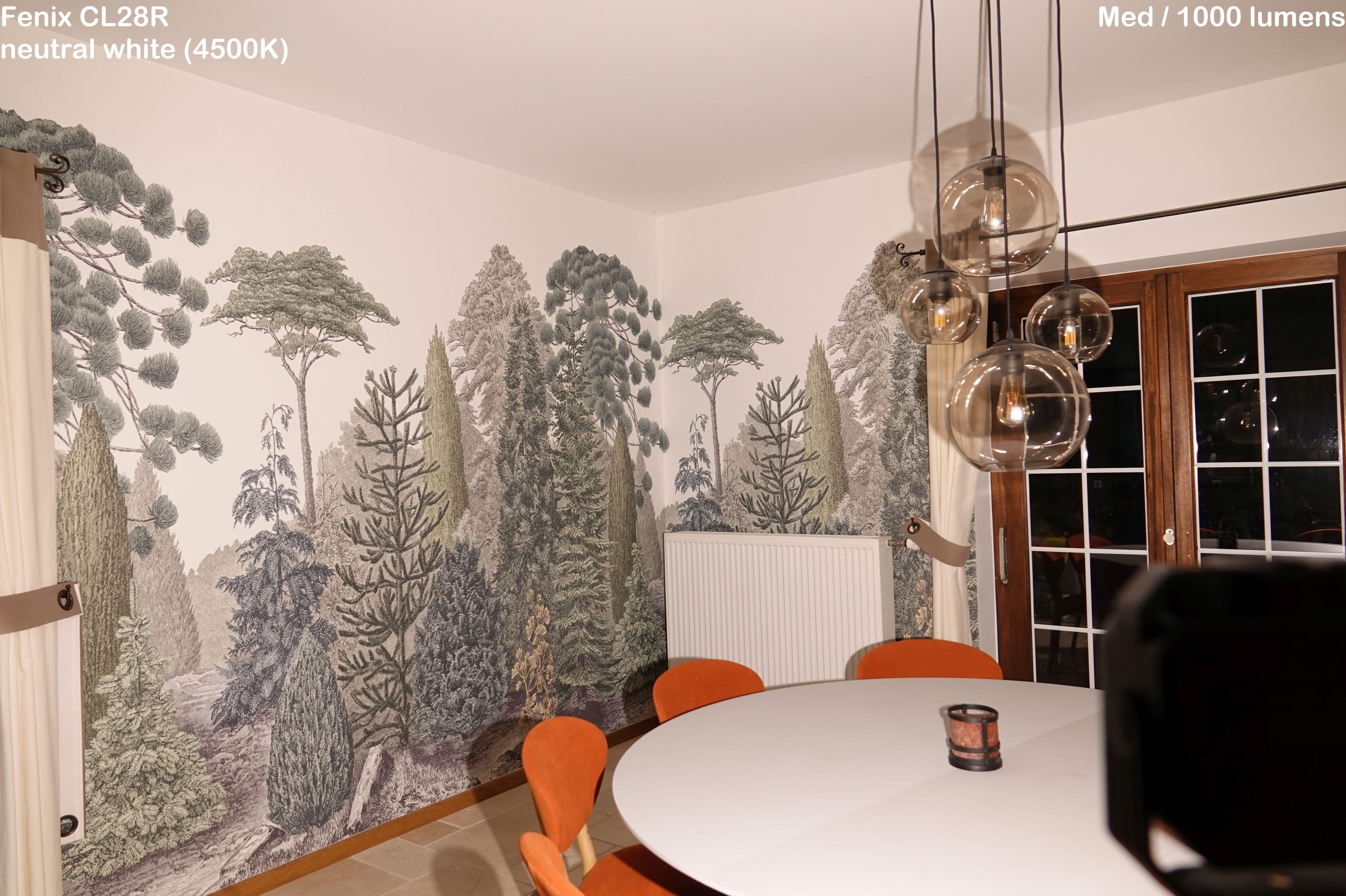 Fenix CL28R warm white light