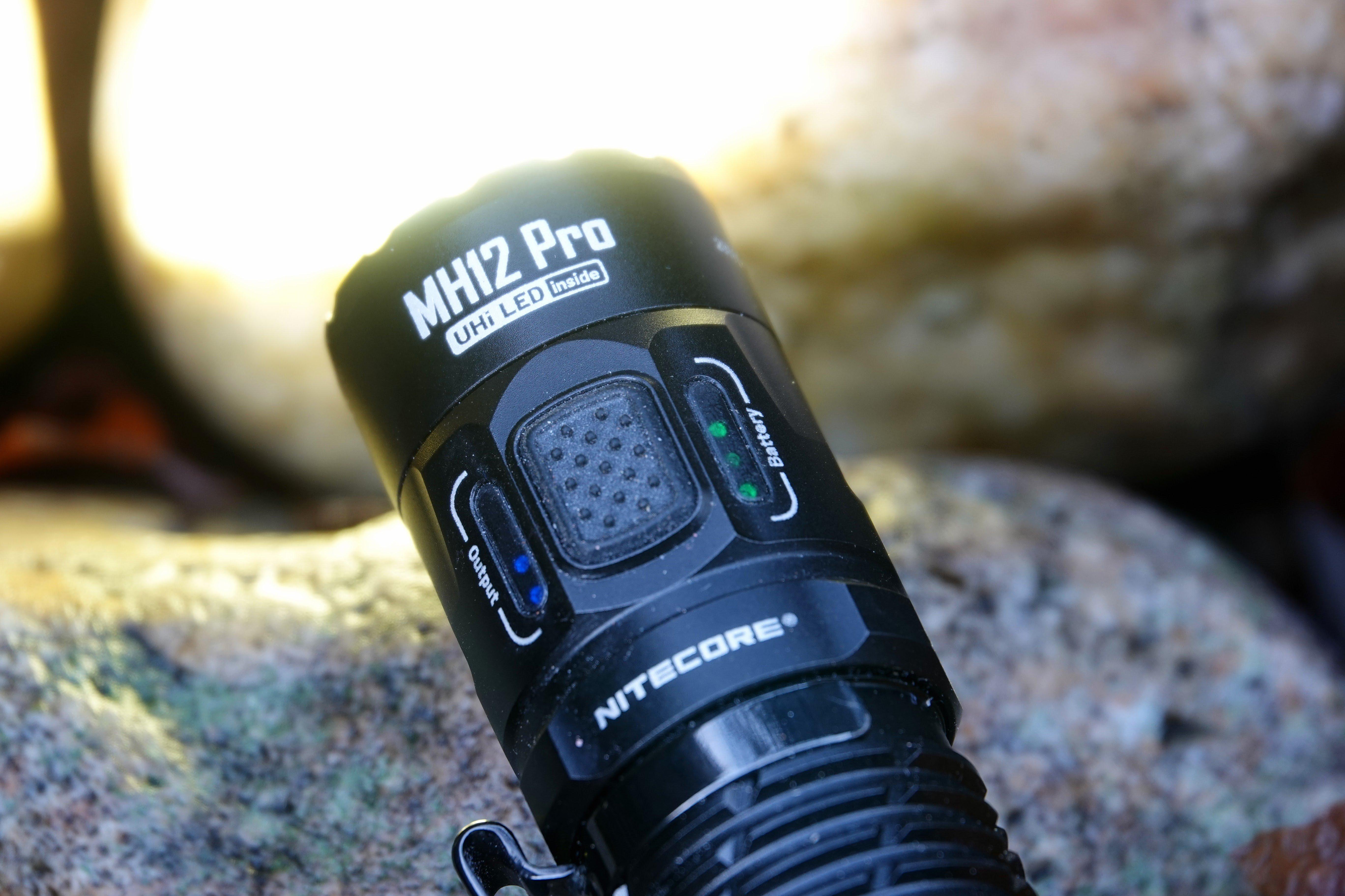 Nitecore MH12 Pro indicators