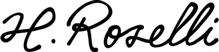 Logotipo de la marca Roselli