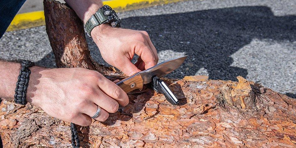 Sharpening your knife in the field? While camping or hiking?