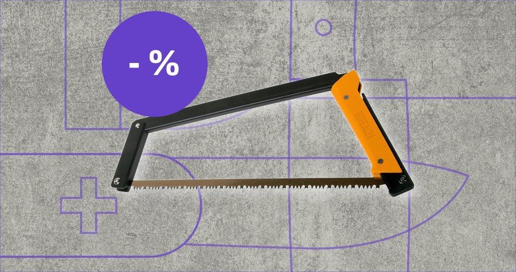 Agawa zaag met kortingslabel