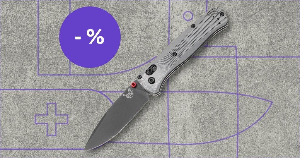 Benchmade mes met kortingslabel