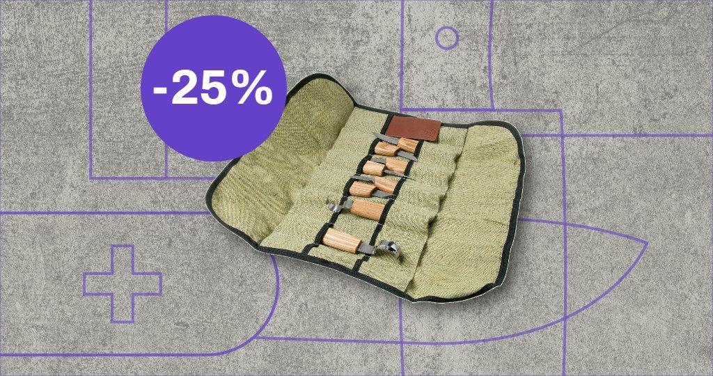 BeaverCraft knife with discount label