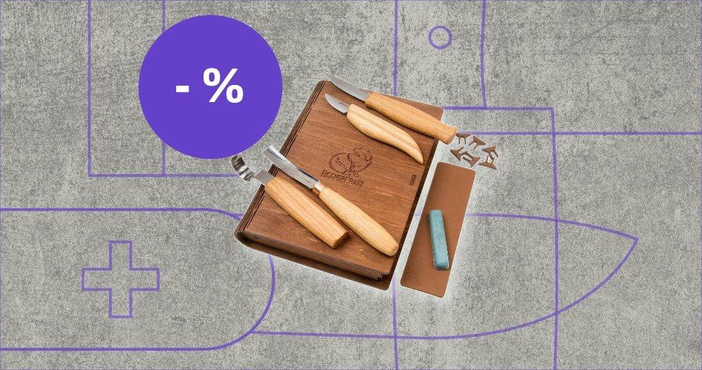 Beavercraft set with discount label