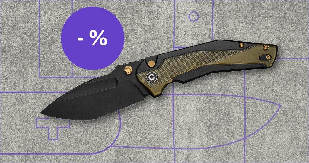 Civivi knife with discount label