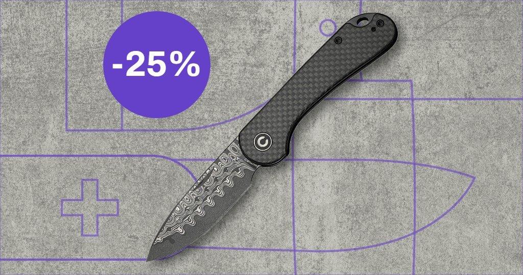 Civivi knife with discount label