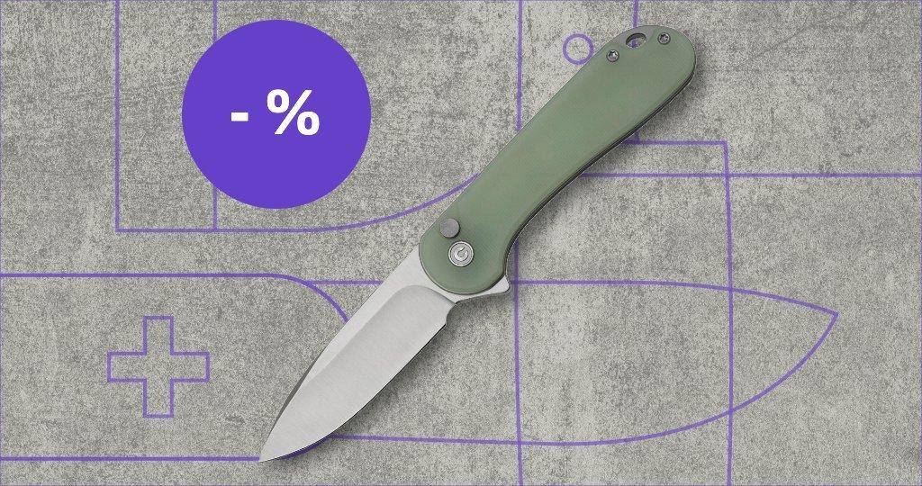 Civivi knife with discount label