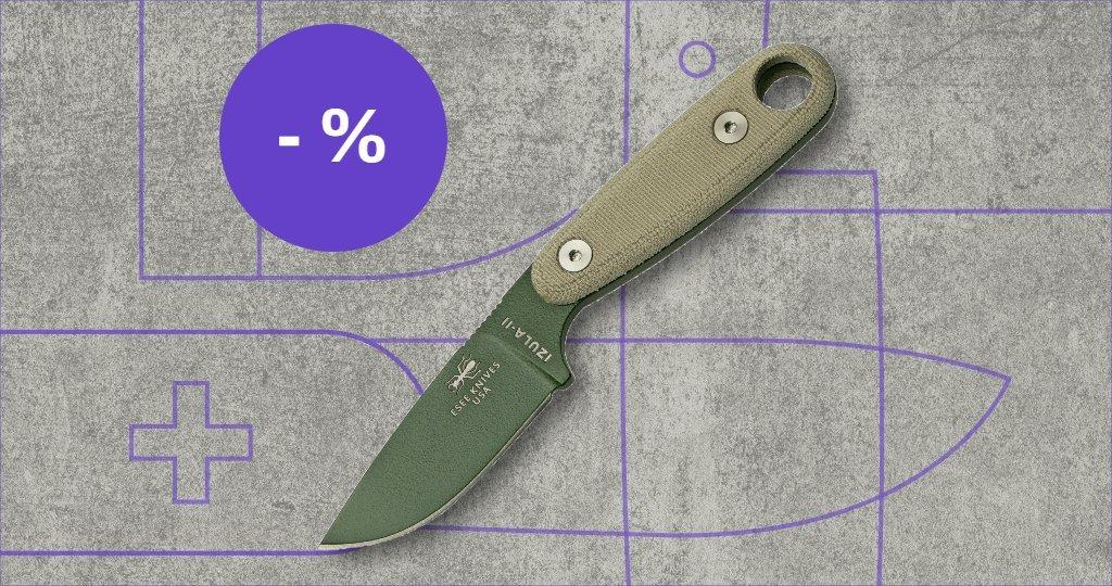 ESEE Knives knife with discount label