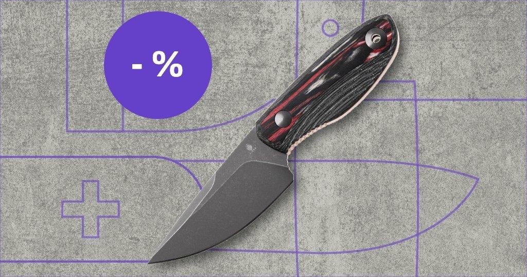 Kizer knife with discount label
