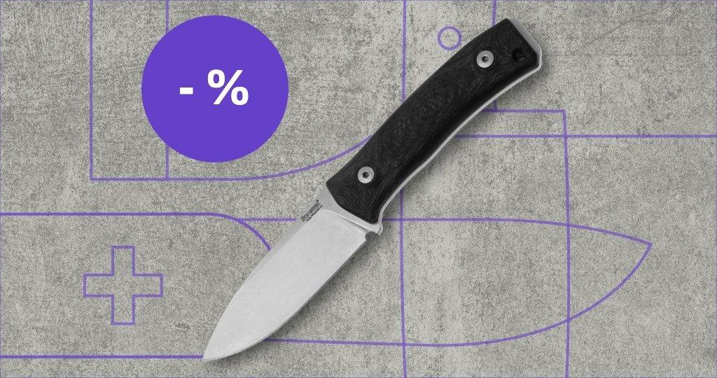 LionSteel Messer mit Rabattetikett