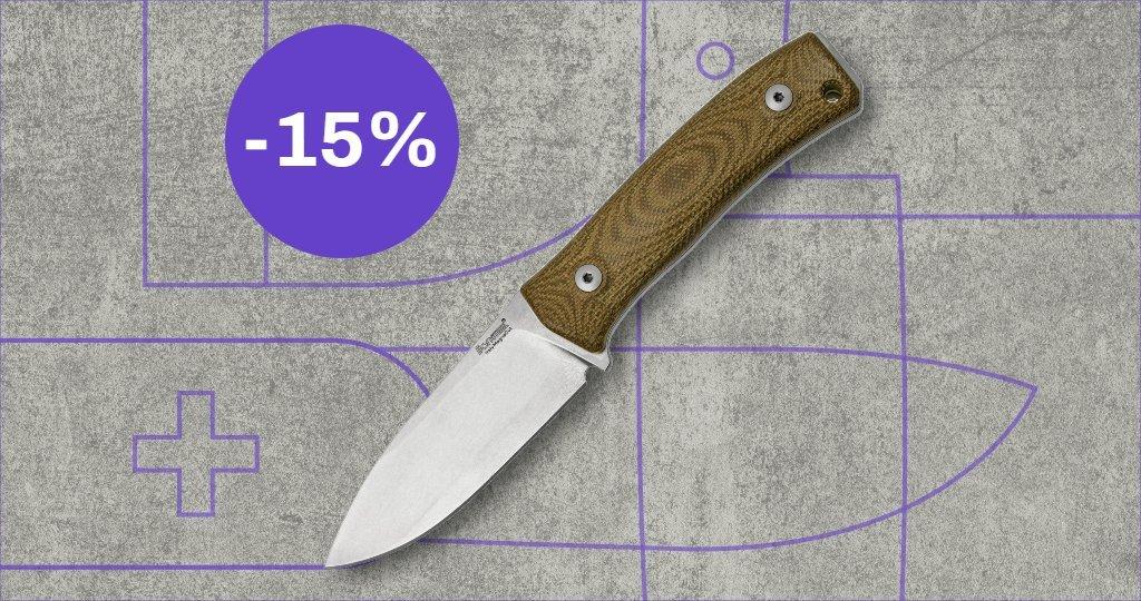 LionSteel knife with discount label