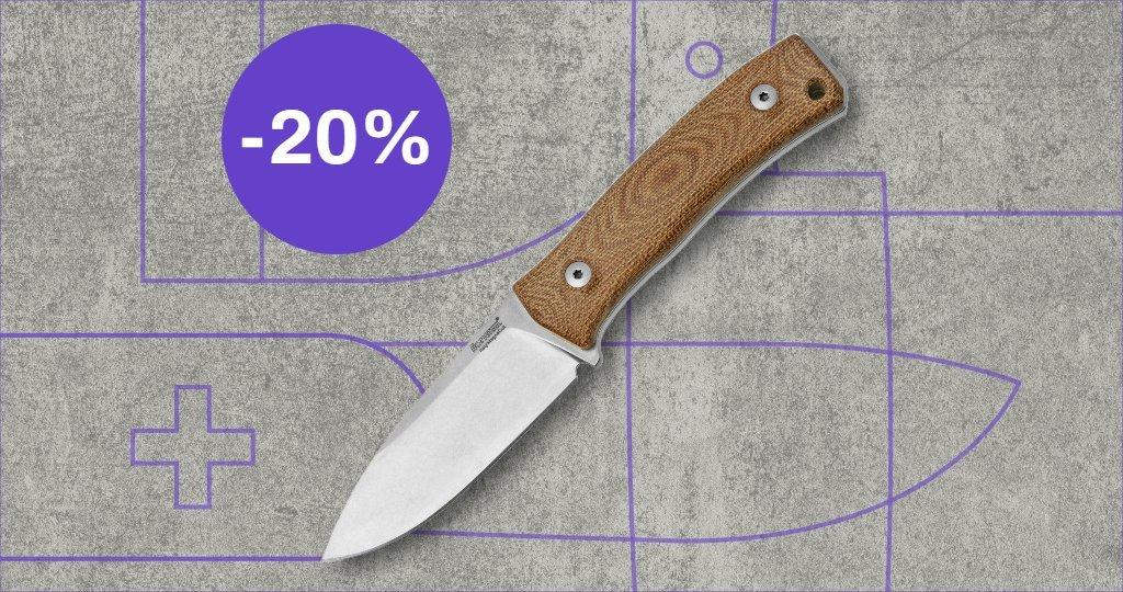 LionSteel knife with discount label