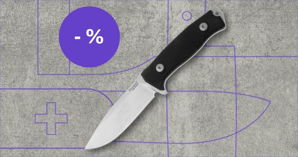 LionSteel knife with discount label