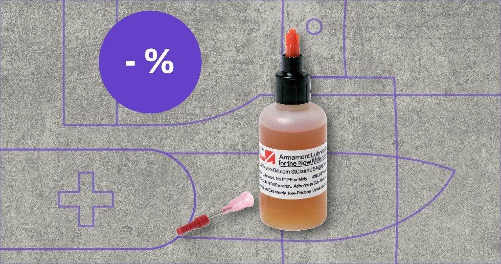 Nano-Oil maintenance oil with discount label