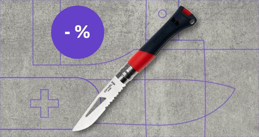 Opinel knife with discount label