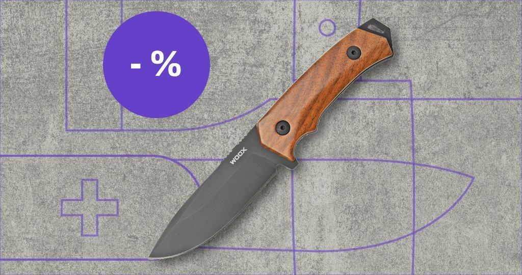 Woox knife with discount label