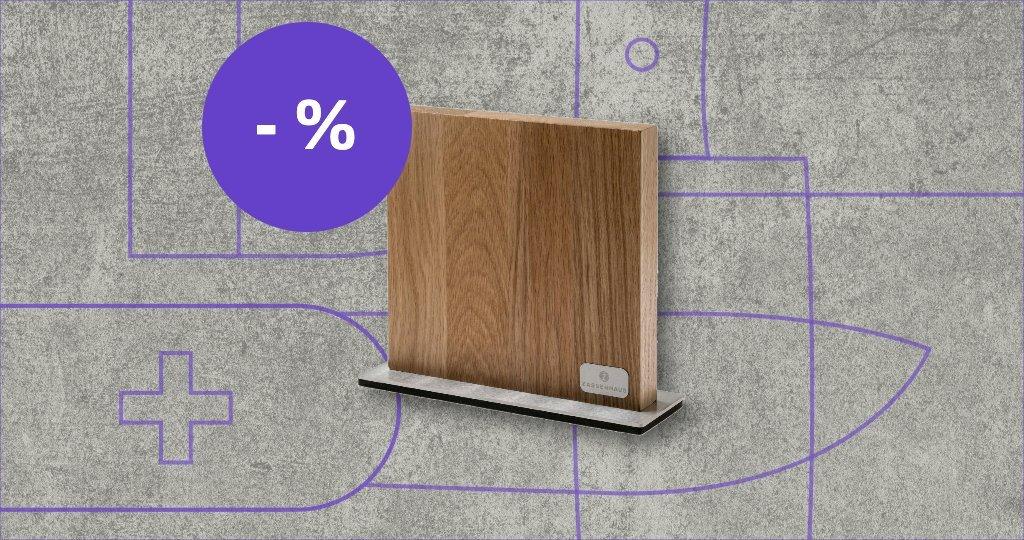 Zassenhaus knife block with discount label