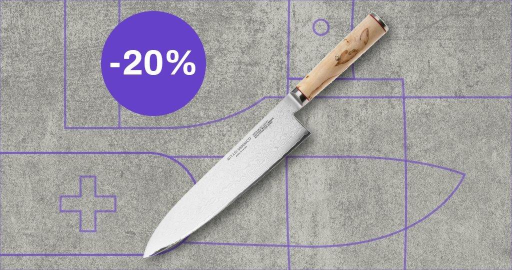 Zwilling knife with discount label