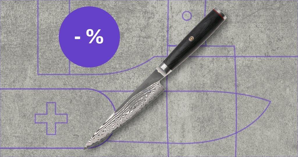 Zwilling Messer mit Rabattetikett