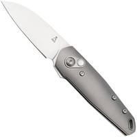 Afbeelding voor Ansø of Denmark Aros AROS-TI, Stonewashed RWL34, Grey Titanium zakmes, Jens Ansø design