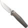 Image for Ansø of Denmark Toko TOK-GRY-SAT-BRZ, Stonewashed RWL34, Grey Titanium, Satin Hardware, Bronze Backspacer, pocket knife, Jens Ansø design