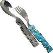 Akinod Multifunctional Cutlery 13H25 Blue Mosaic, posate da esterno