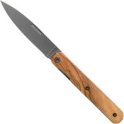 Akinod Utility Folding Knife 18H07 Olive Titanium, gentleman's knife