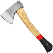 Adler Classic Scout Hatchet, rojo-negro, hacha de camping