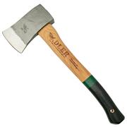 Adler Yankee Hatchet, verde-preto, machado de mão