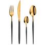 Image for Amefa Soprano 1114 Gold Black, 16-piece cutlery set