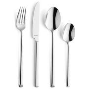 Amefa Metropole 1170 24-piece cutlery set in wooden storage box