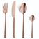 Image for Amefa Metropole Copper 1170 24-piece cutlery set in wooden storage box