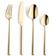 Image for Amefa Metropole Gold 1170 24-piece cutlery set in wooden storage box