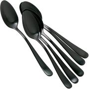 Amefa Austin 1410 six coffee spoons matt, black