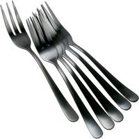Image for Amefa Austin 1410 six pastry forks matt, black