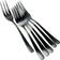 Image for Amefa Austin 1410 six pastry forks matt, black