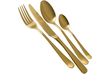 Amefa Austin 1410 24-piece cutlery set, matt gold