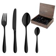 Afbeelding voor Amefa Oxford 1860ZTMDF3C40 Black, 24-delige bestekset in houten cassette