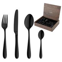 Afbeelding voor Amefa Oxford 1860ZTMDF3C40 Black, 24-delige bestekset in houten cassette