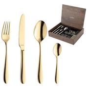 Afbeelding voor Amefa Oxford 1860ZUMDF3C40 Gold, 24-delige bestekset in houten cassette