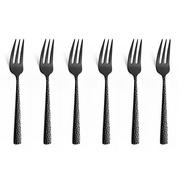 Amefa Felicity 3319, pastry forks, set of 6, black