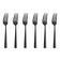 Image for Amefa Felicity 3319, pastry forks, set of 6, black