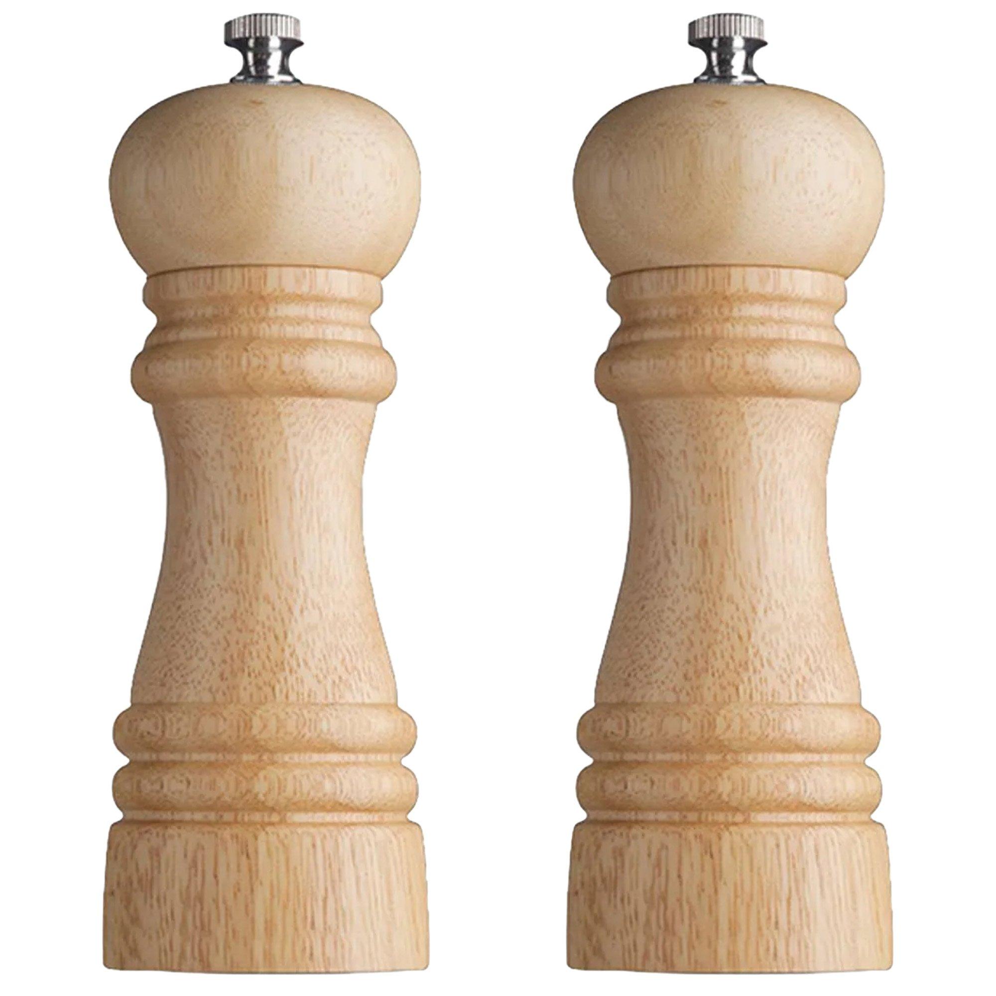Amefa Classic 675514PE34PS2, 2-teiliges Set, Pfeffer- und Salzmühle, Holz, 15 cm
