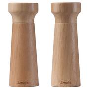 Afbeelding voor Amefa Modern 676511PE27PS2, 2-delige peper- en zoutmolenset, hout, 15 cm