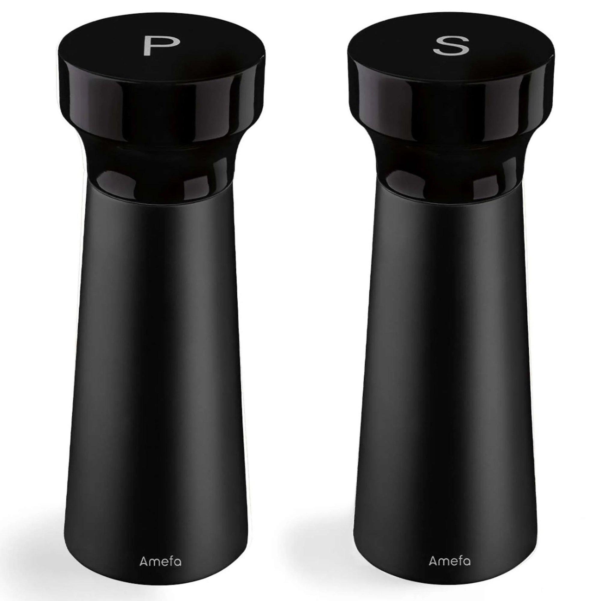 Amefa Modern 676514PE29PS2, 2-teiliges Set, Pfeffer- und Salzmühle, schwarz, 15 cm