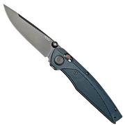 ANV Knives A100 CPM MAGNACUT, DLC, Alock, GRN Blue ANVA100-008, pocket knife