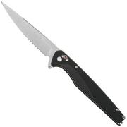 Afbeelding voor ANV A300BB, Stonewashed Sandvik 14C28N, Black G10, Flipper zakmes