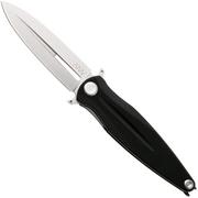 Immagine per ANV Knives Z400-019, Stonewashed Sandvik 14C28N, Black G10 coltellino tascabile
