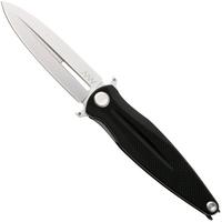 Immagine per ANV Knives Z400-019, Stonewashed Sandvik 14C28N, Black G10 coltellino tascabile